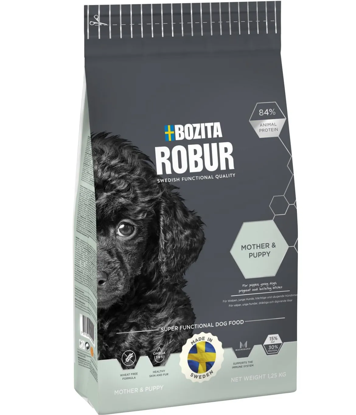 BOZITA Robur Trockenfutter für Hunde Mother & Puppy 30/15