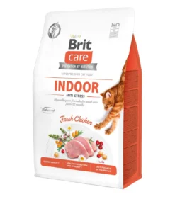 Brit Care Trockenfutter für Katzen Indoor Anti Stress Adult, Huhn