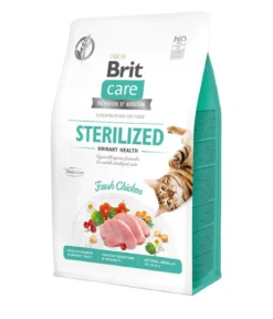 Brit Care Trockenfutter für Katzen Sterilized Urinary Health Adult, Huhn
