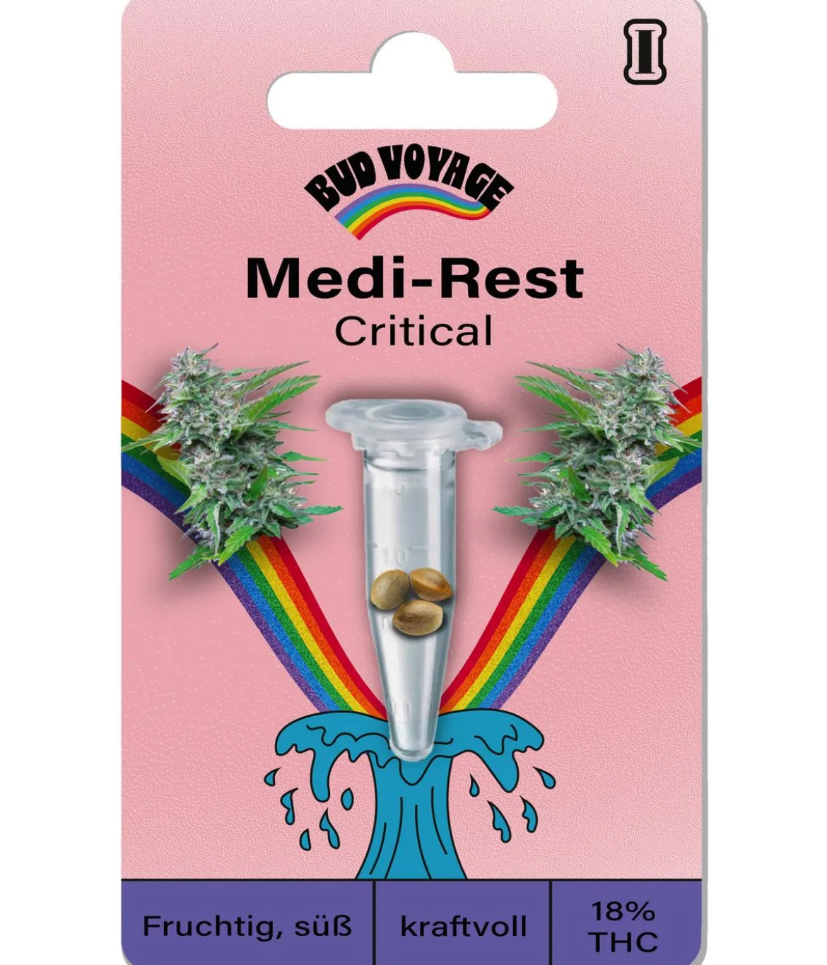 Bud Voyage Hanfsamen Medi-Rest Critical, 3 Stk.