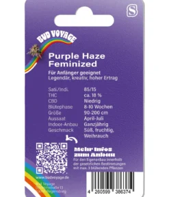 Bud Voyage Hanfsamen Muntermacher Purple Haze, 3 Stk.