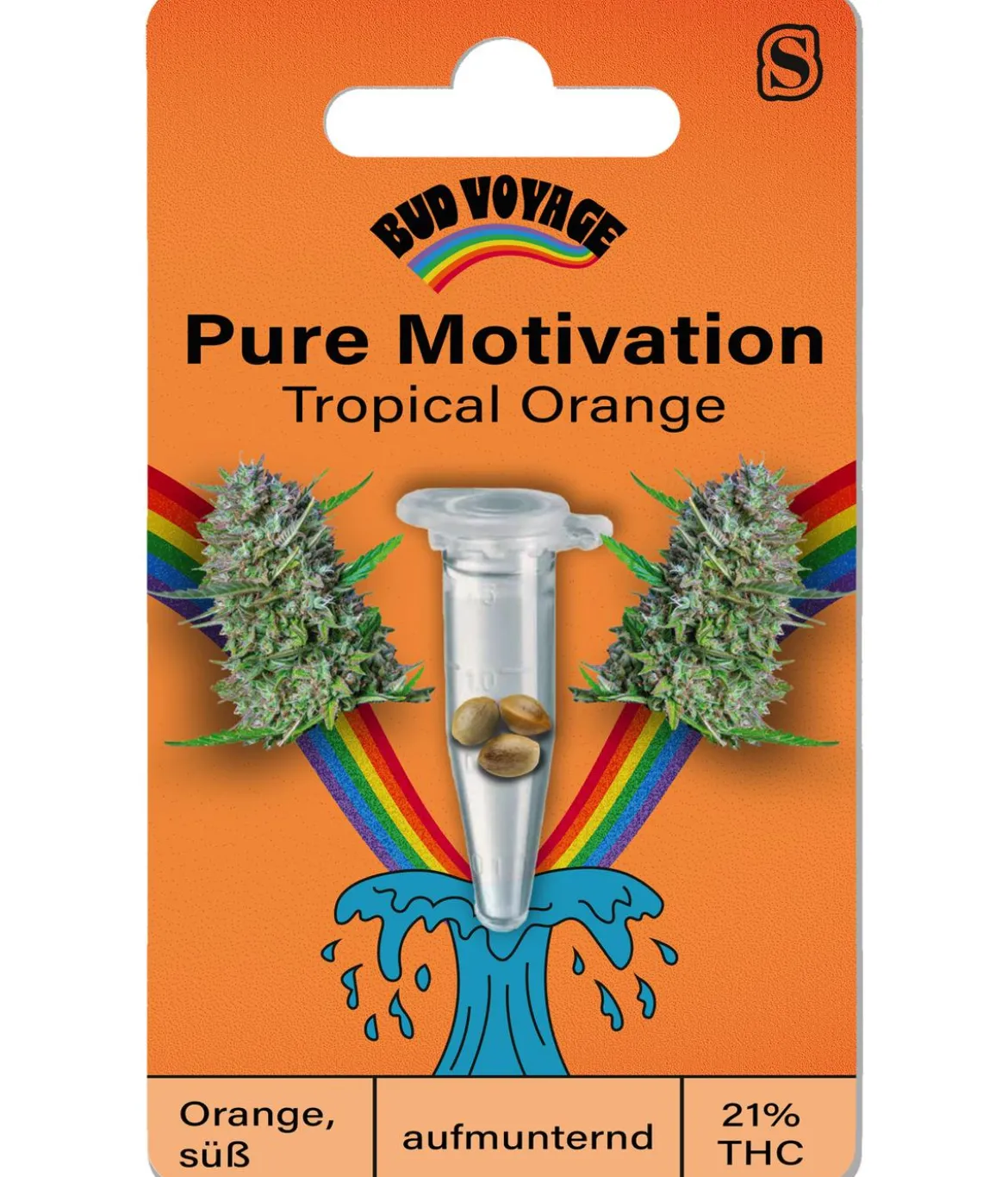 Bud Voyage Hanfsamen Pure Motivation Tropical Orange, 3 Stk.