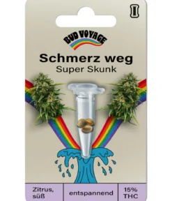 Bud Voyage Hanfsamen Schmerz weg Super Skunk, 3 Stk.