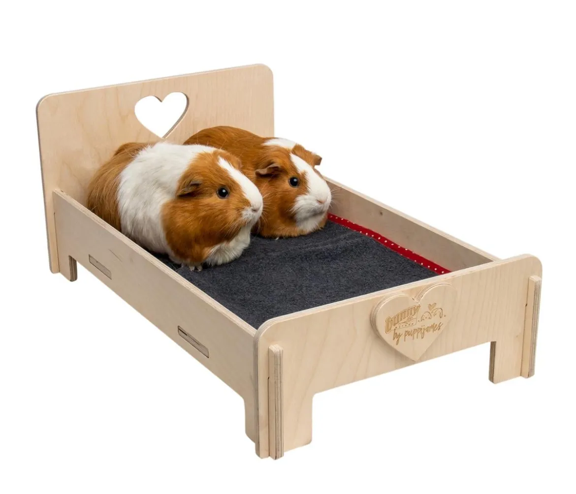 bunny® NATURE Bedding Einstreumatte Easy Mini, anthrazit/rot, ca. B48/H28 cm