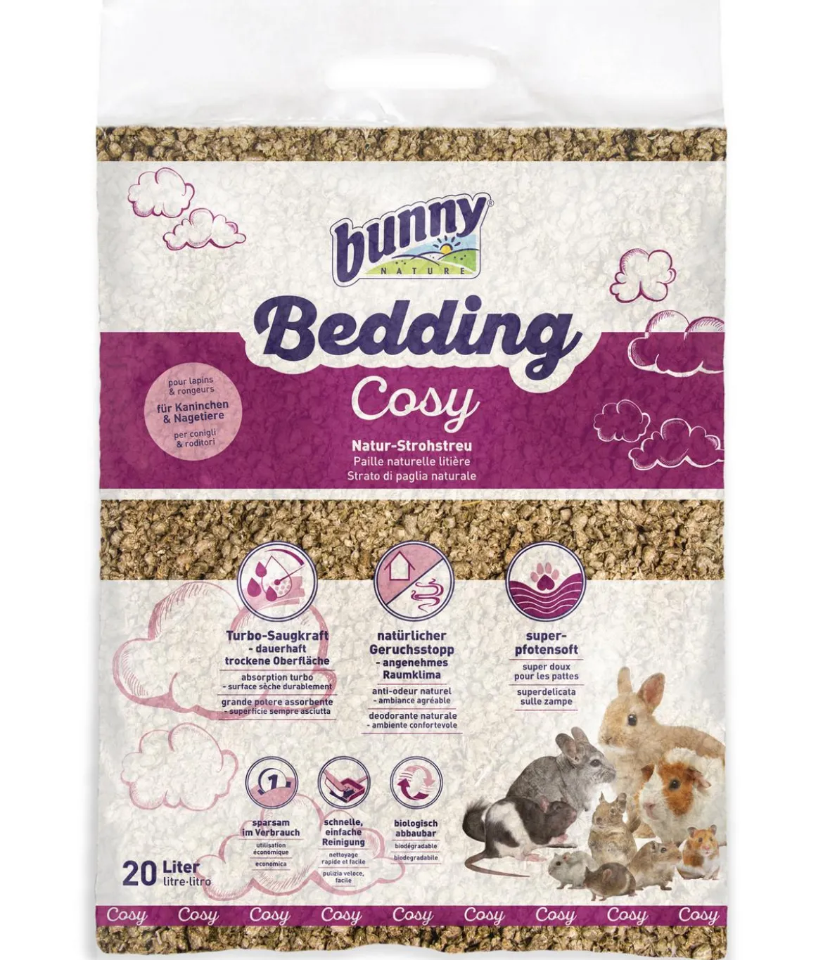 bunny® NATURE Einstreu Bedding Cosy, 20 l