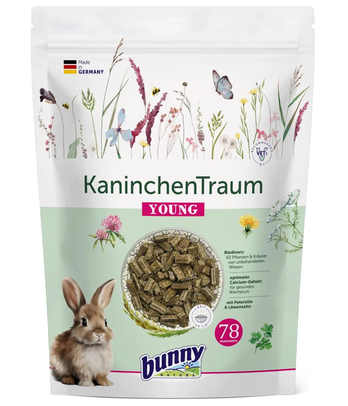 bunny® NATURE Kaninchenfutter KaninchenTraum YOUNG