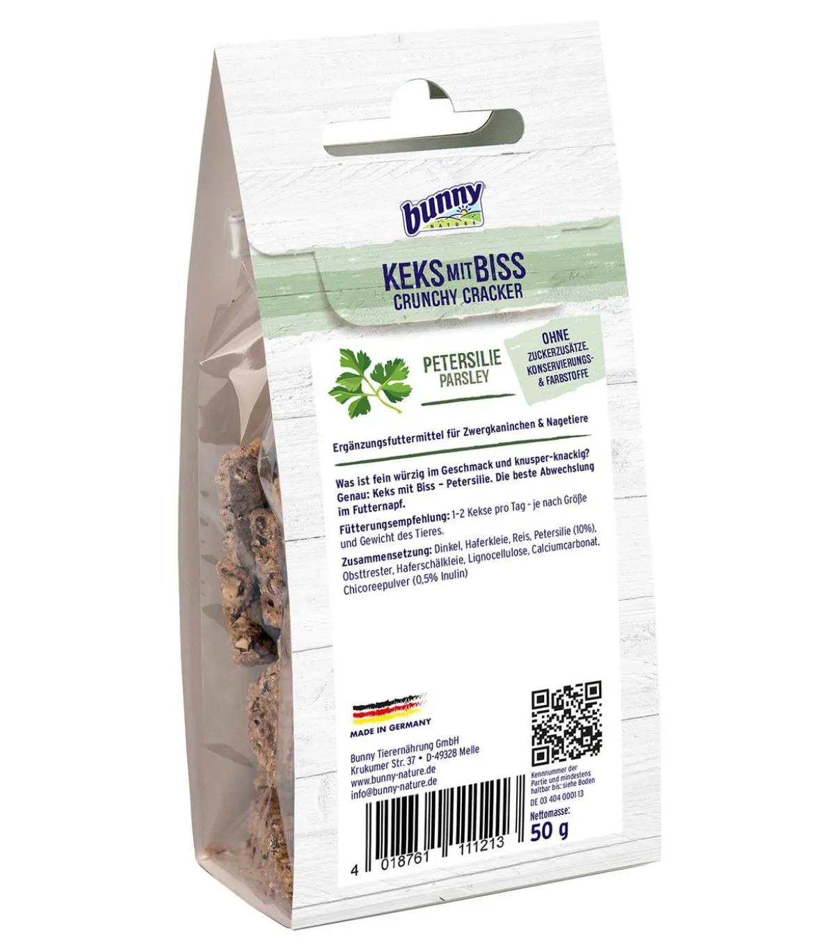 bunny® NATURE Nagersnack KEKS MIT BISS, 50 g