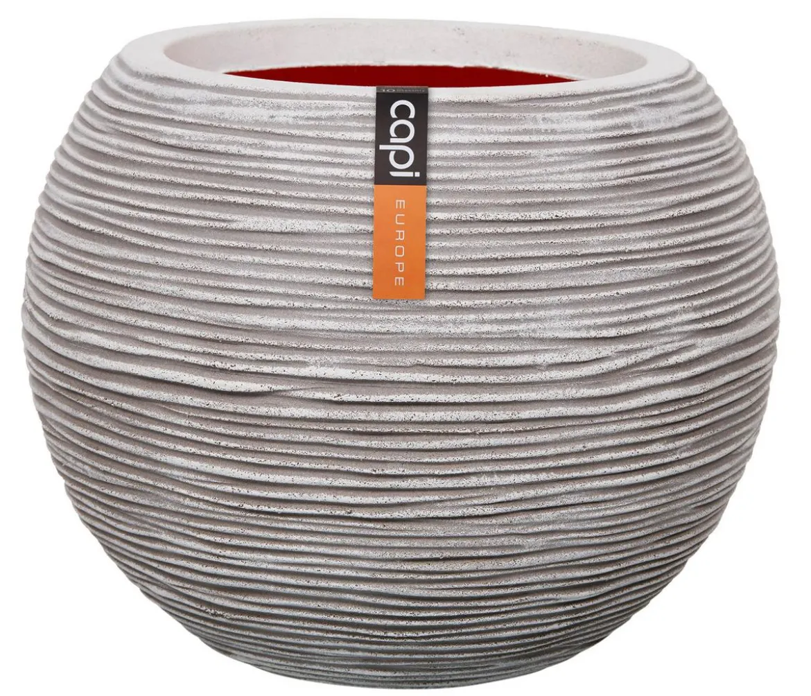 Capi Europe Kunststoff-Topf Nature Rib NL, rund