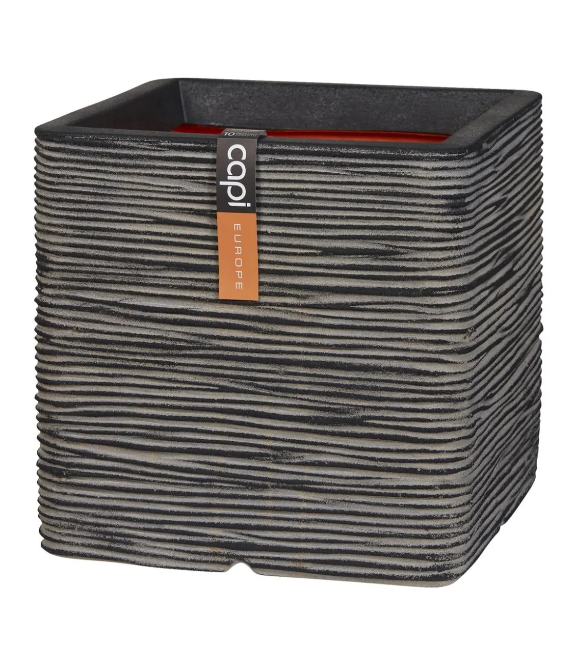 Capi Europe Kunststoff-Topf Rib, quadratisch