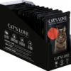 CAT'S LOVE Nassfutter für Katzen Adult Multipack, 12 x 85 g