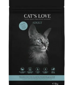 CAT'S LOVE Trockenfutter für Katzen Adult, 2 kg