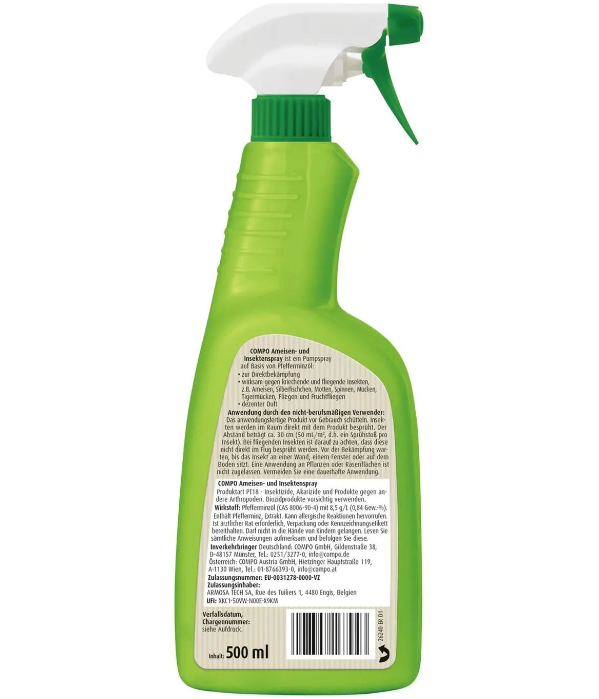 COMPO Ameisen- und Insektenspray, flüssig, 500 ml
