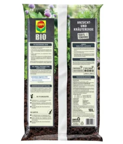 COMPO BIO Anzucht- und Kräutererde torffrei, 10 l