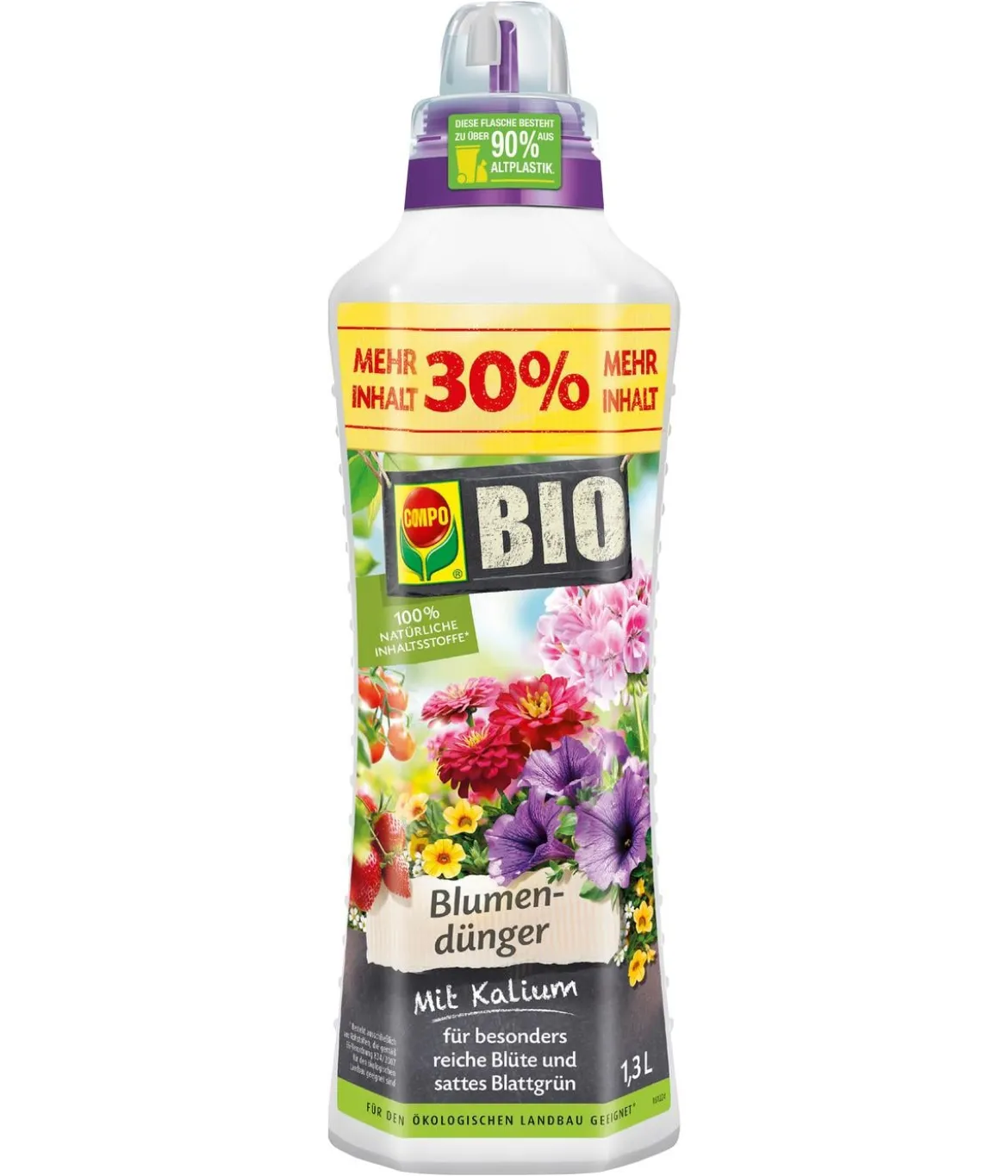 COMPO BIO Blumendünger, flüssig, 1,3 l