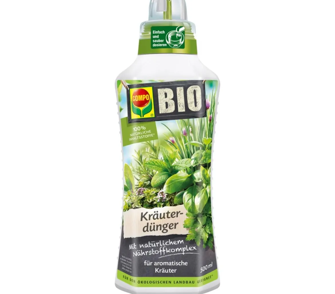 COMPO BIO Kräuterdünger, flüssig, 500 ml