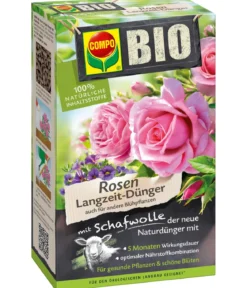 COMPO BIO Rosen Langzeit-Dünger mit Schafwolle