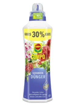 COMPO Geraniendünger, flüssig, 1,3 l