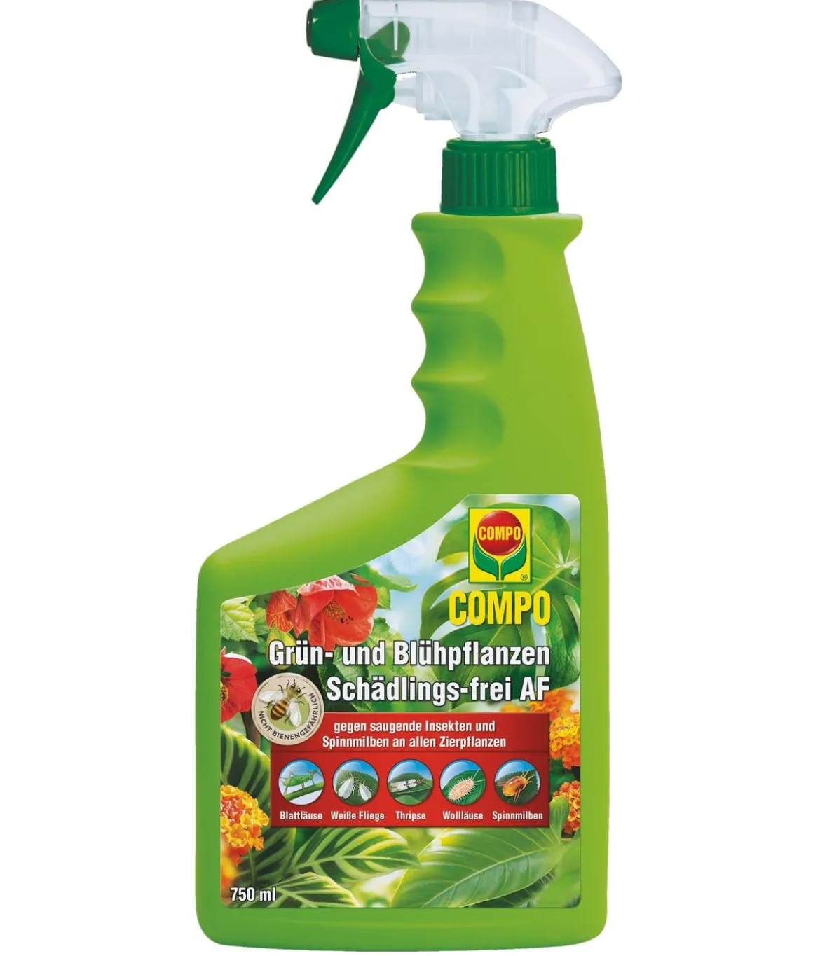 COMPO Grün- und Blühpflanzen Schädlings-frei AF, flüssig, 750 ml