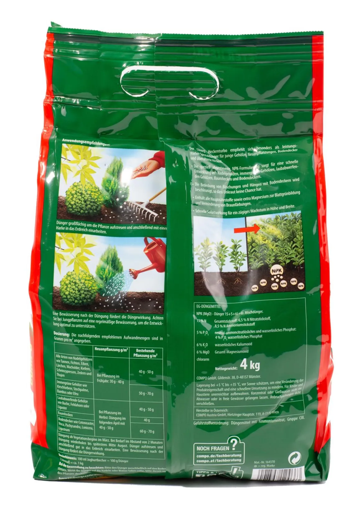 COMPO Heckenturbo, 4 kg