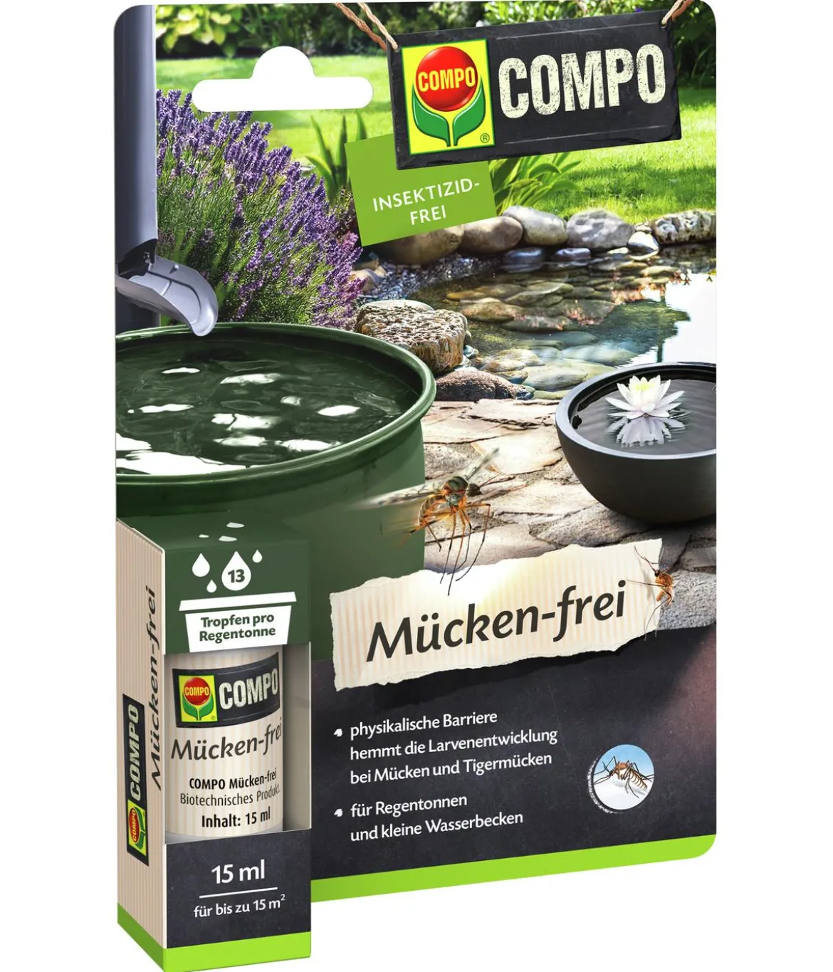 COMPO Mücken-frei, flüssig, 15 ml