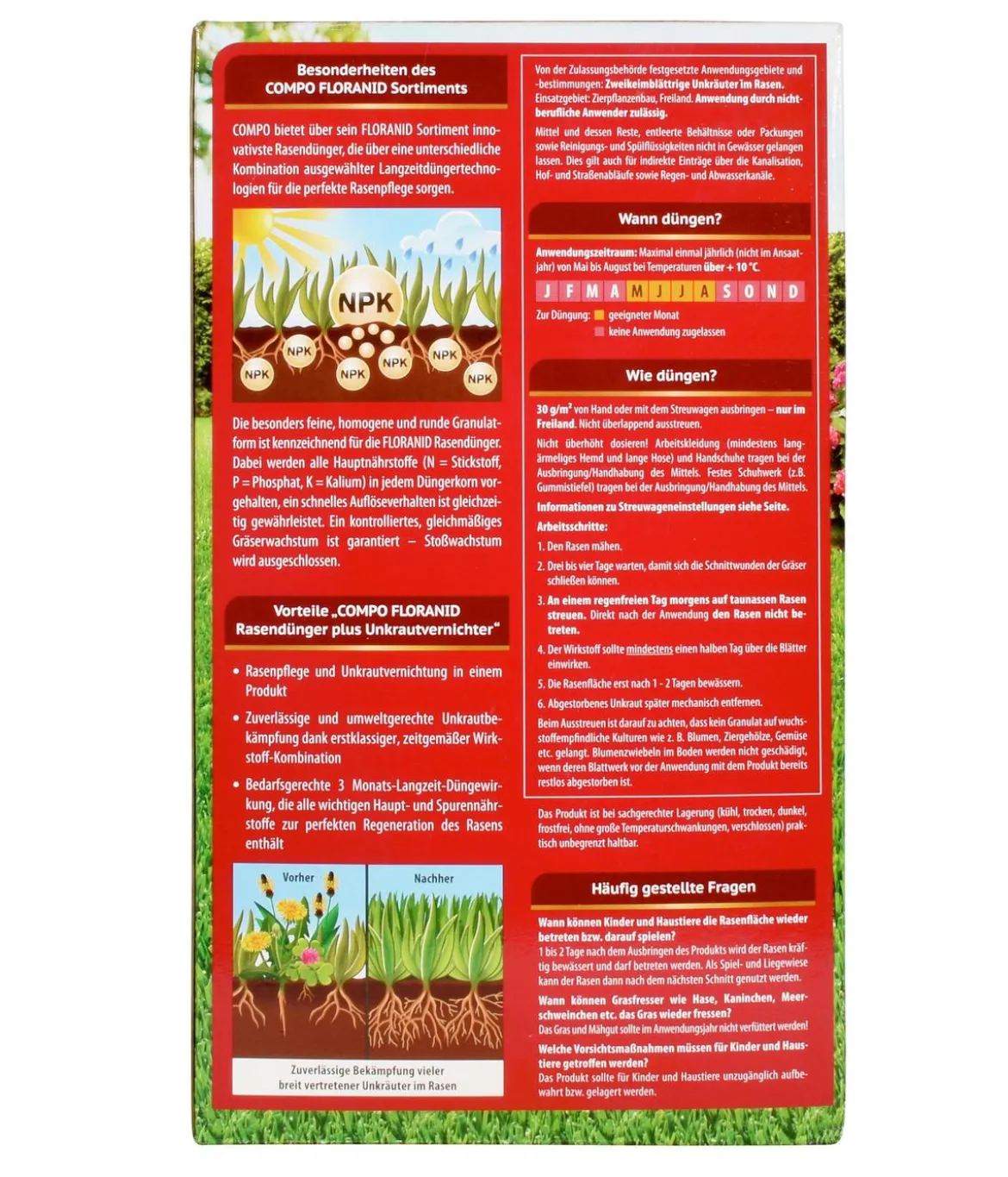 COMPO Rasendünger plus Unkrautvernichter