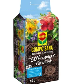 COMPO Sana® Qualitäts-Blumenerde 50% weniger Gewicht