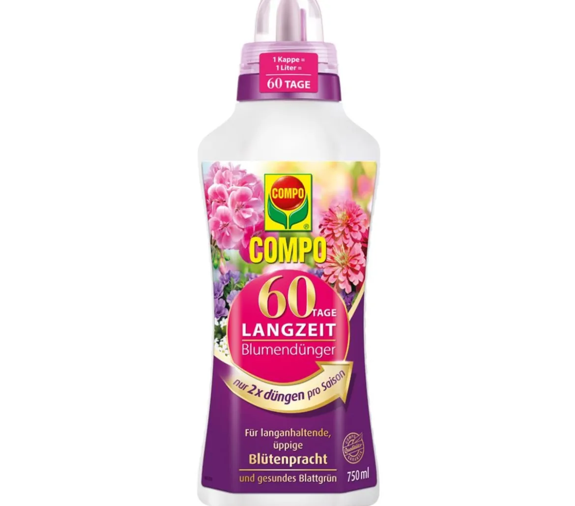 COMPO 60 Tage Langzeit-Blumendünger, 750 ml