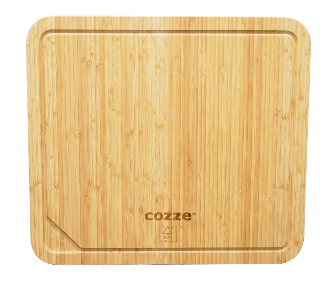 Cozze Bambus-Schneidebrett XL, ca. B49/H2/T54 cm
