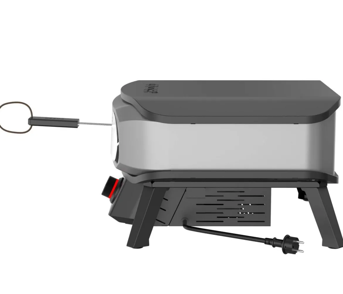 Cozze elektischer Pizzaofen Premium Rotate 34 cm (13"), mit Thermometer inkl. Pizzastein, ca. B53/H32/T56 cm