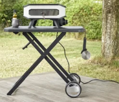 Cozze elektrischer Pizzaofen 34 cm (13"), inkl. Pizzastein & Hitzeschild, ca. B53/H29/T53 cm