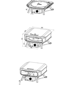 Cozze elektrischer Pizzaofen Premium Rotate 42 cm (17