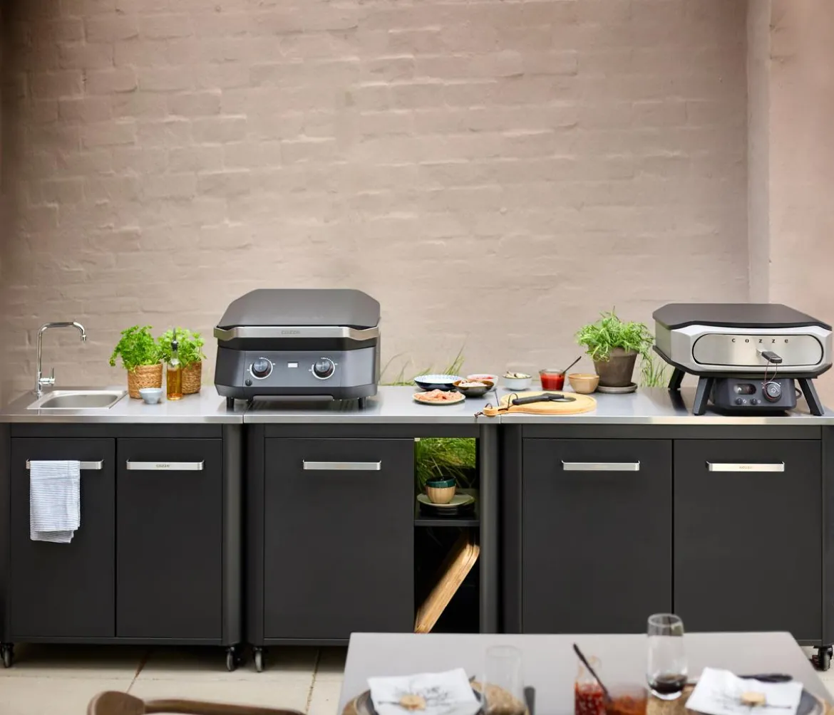 Cozze Elektrogrill E-500 mit 2 Zonen, ca. B59,7/H37,8/T58,9 cm