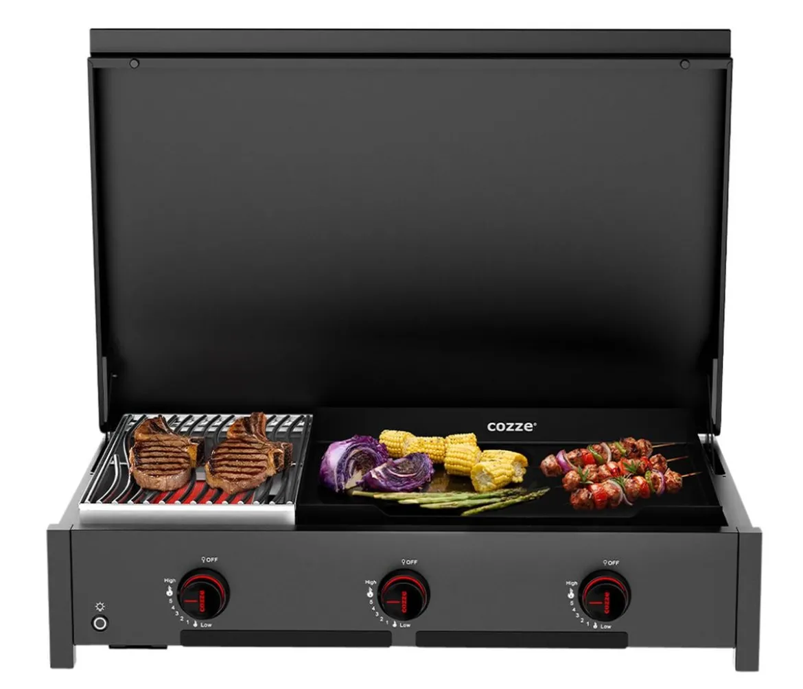 Cozze Gasgrill Combo 900, ca. B90/H22/T64 cm
