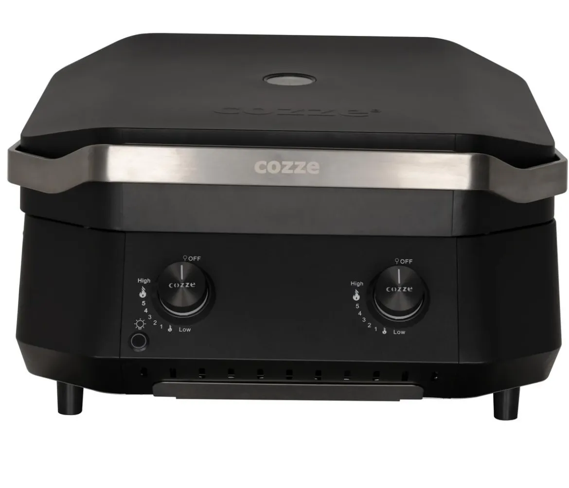 Cozze Gasgrill G-500 Plancha mit 2 Brennern, ca. B59,7/H37,8/T58,9 cm