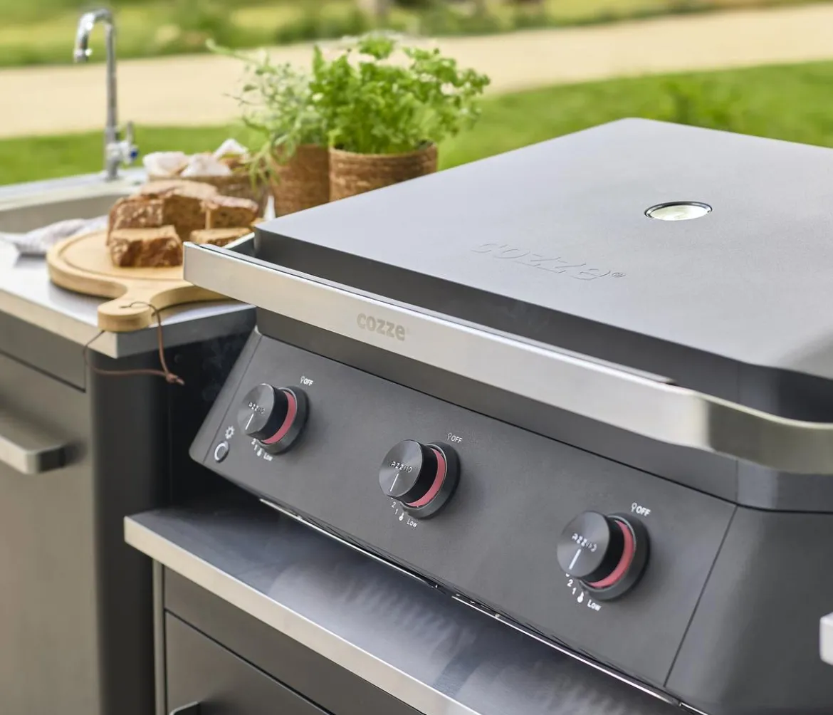 Cozze Gasgrill Plancha G-800, ca. B86/H38/T64,5 cm