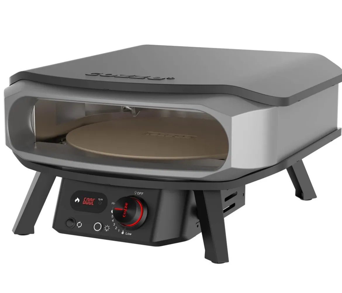 Cozze Gas-Pizzaofen Premium Rotate 42 cm (17"), mit Thermometer inkl. Pizzastein, ca. B60,5/H33/T62,5 cm