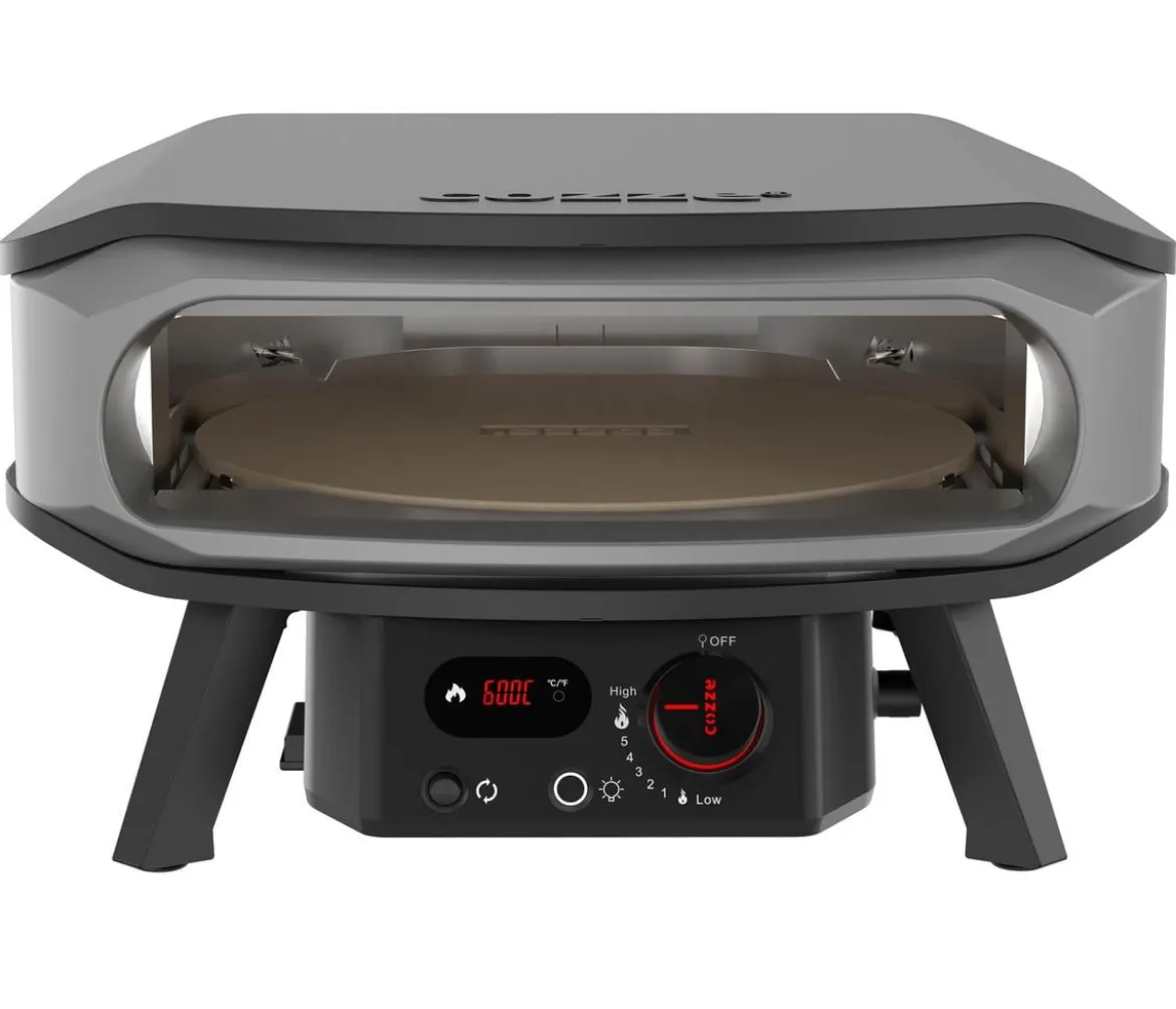 Cozze Gas-Pizzaofen Premium Rotate 42 cm (17"), mit Thermometer inkl. Pizzastein, ca. B60,5/H33/T62,5 cm