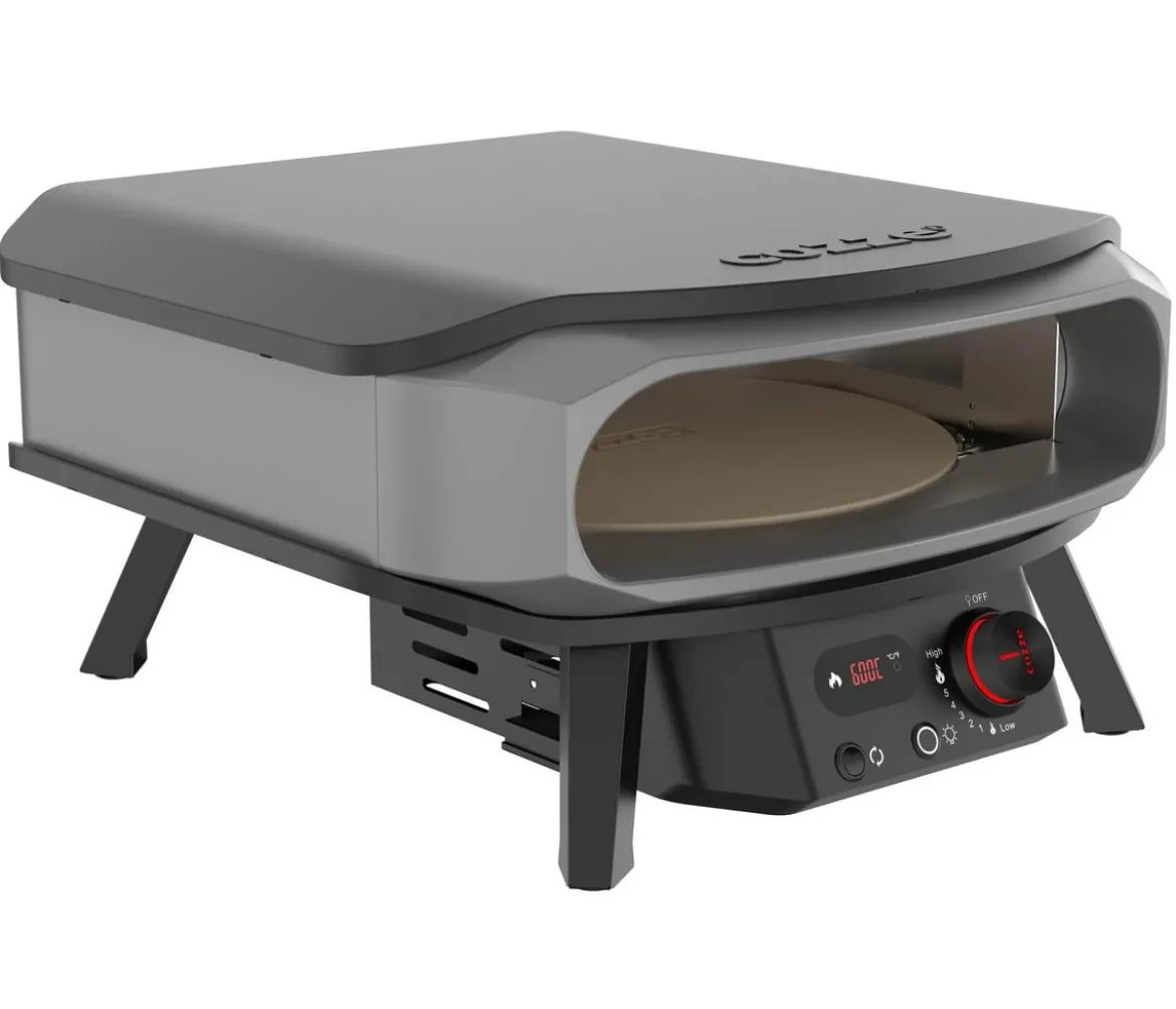 Cozze Gas-Pizzaofen Premium Rotate 42 cm (17"), mit Thermometer inkl. Pizzastein, ca. B60,5/H33/T62,5 cm