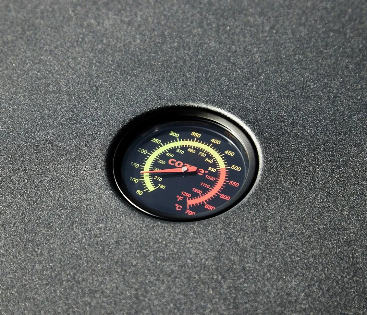 Cozze Gas-Pizzaofen Rotate Black Edition, inkl. Pizzastein, 34,5 cm (13"), ca. B50/H29,5/T50 cm