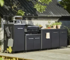 Cozze Outdoor-Küche, ca. B180/H90/T60 cm