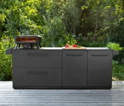 Cozze Outdoor-Küche Schubladenmodul Elements, ca. B110/H90/T60 cm