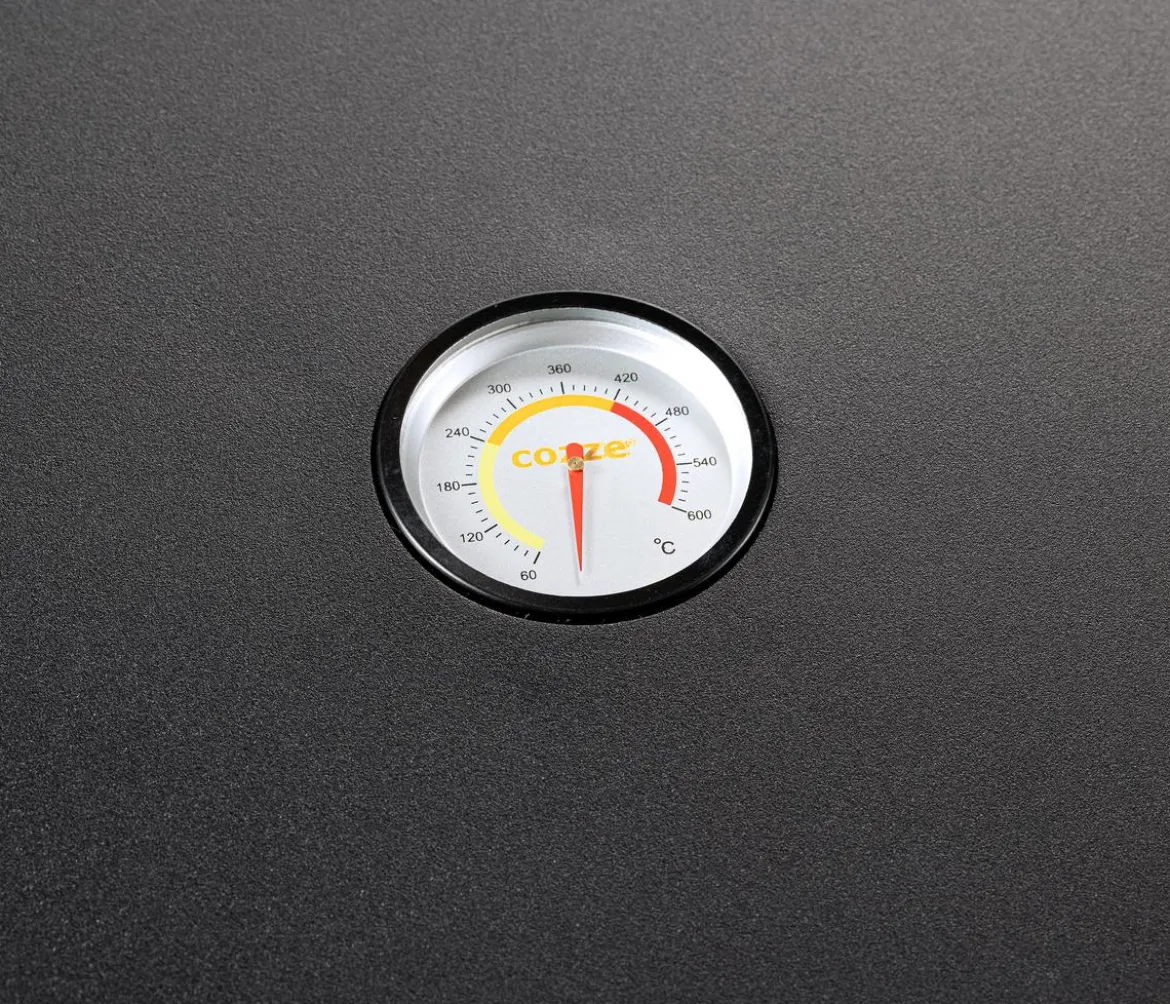 Cozze Pizzaofen Rotate 42 cm (17"), mit Thermometer inkl. rotierendem Pizzastein, ca. B61/H31/T61 cm