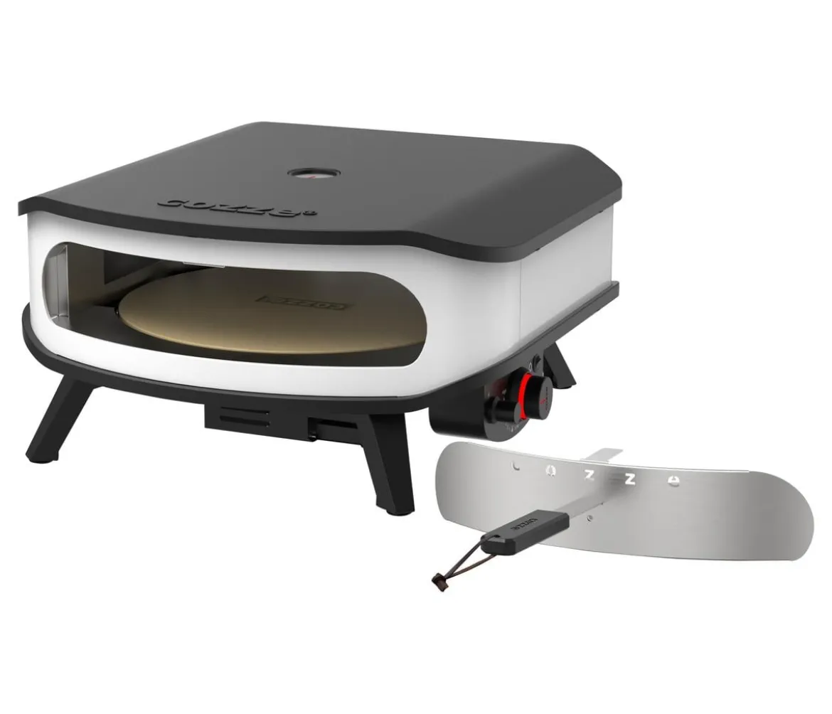 Cozze Pizzaofen Rotate 42 cm (17"), mit Thermometer inkl. rotierendem Pizzastein, ca. B61/H31/T61 cm