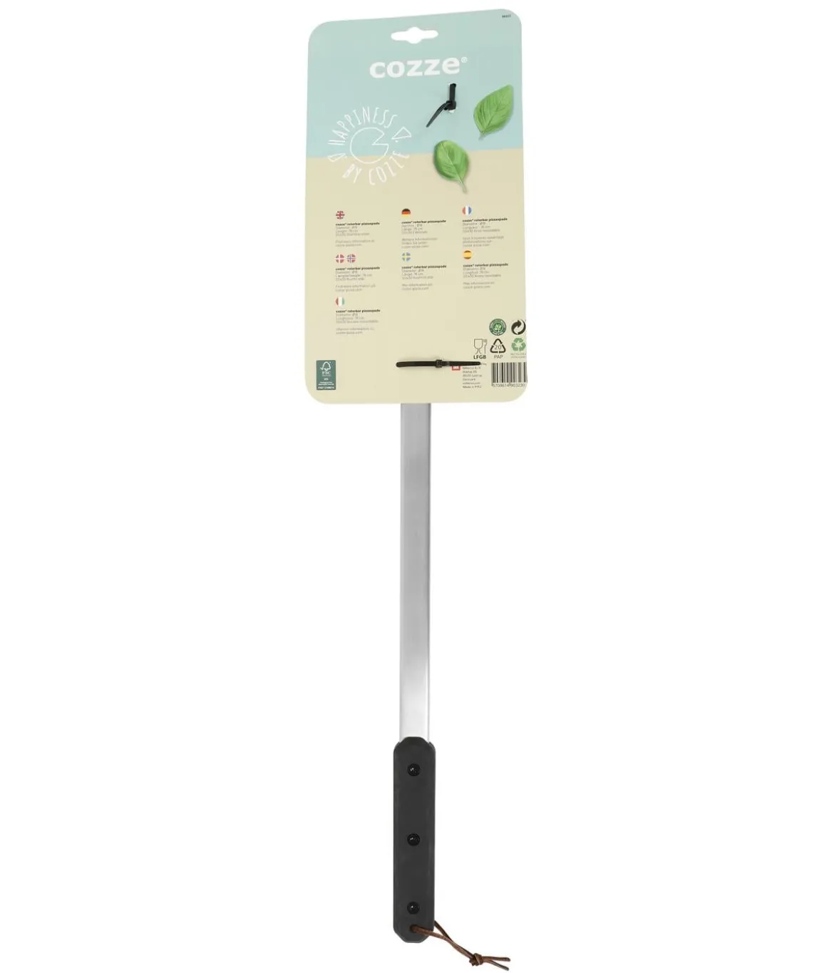 Cozze Pizzaspachtel drehbar, ca. B180/H20/T79 cm