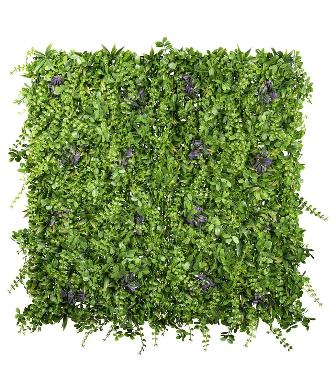CREATIV green künstliche Premium Blättermatte mit Blüten, ca. B100/H8/T100 cm