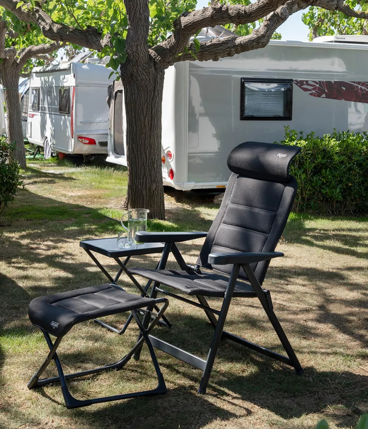 Crespo Fußauflage Air Deluxe, ca. B44/H46/T60 cm