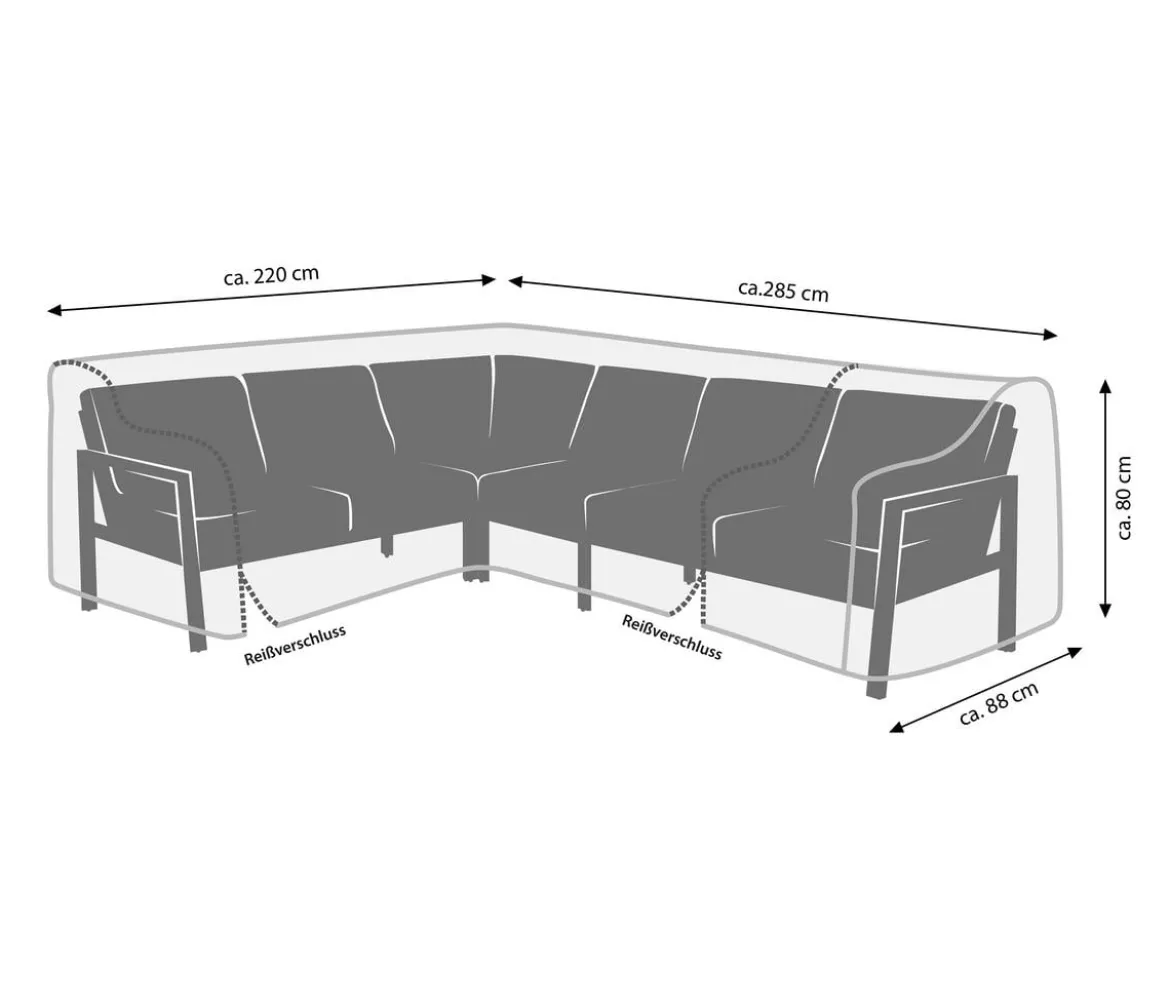 Dehner Abdeckhaube für Ecklounge Chicago