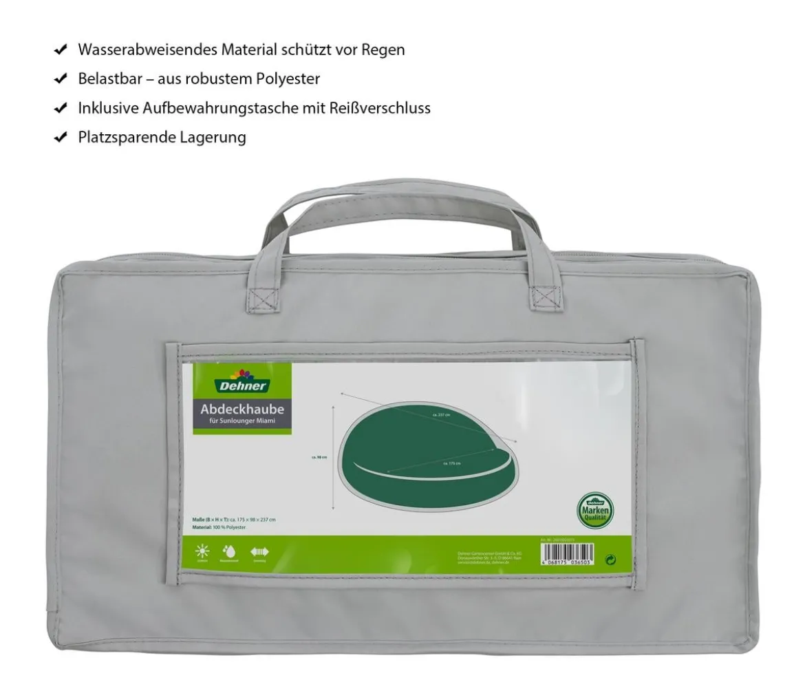 Dehner Abdeckhaube für Sunlounger Miami