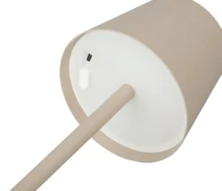 Dehner Akku-Tischleuchte Dyan, ca. Ø11/H30 cm