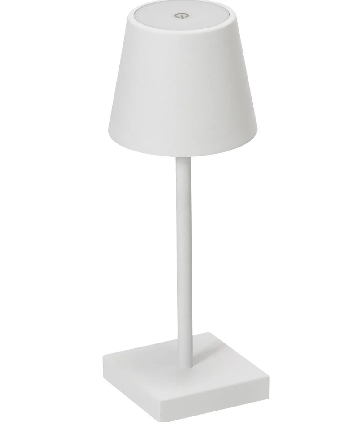 Dehner Akku-Tischleuchte Dyan mit eckigem Fuß, ca. Ø11/H30 cm